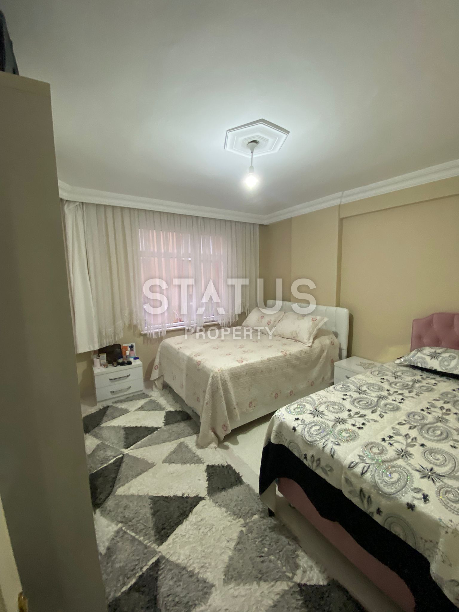 Three-room apartment in the open area of Tosmur with a favorable location 350m from the sea. 110m2 фото 8