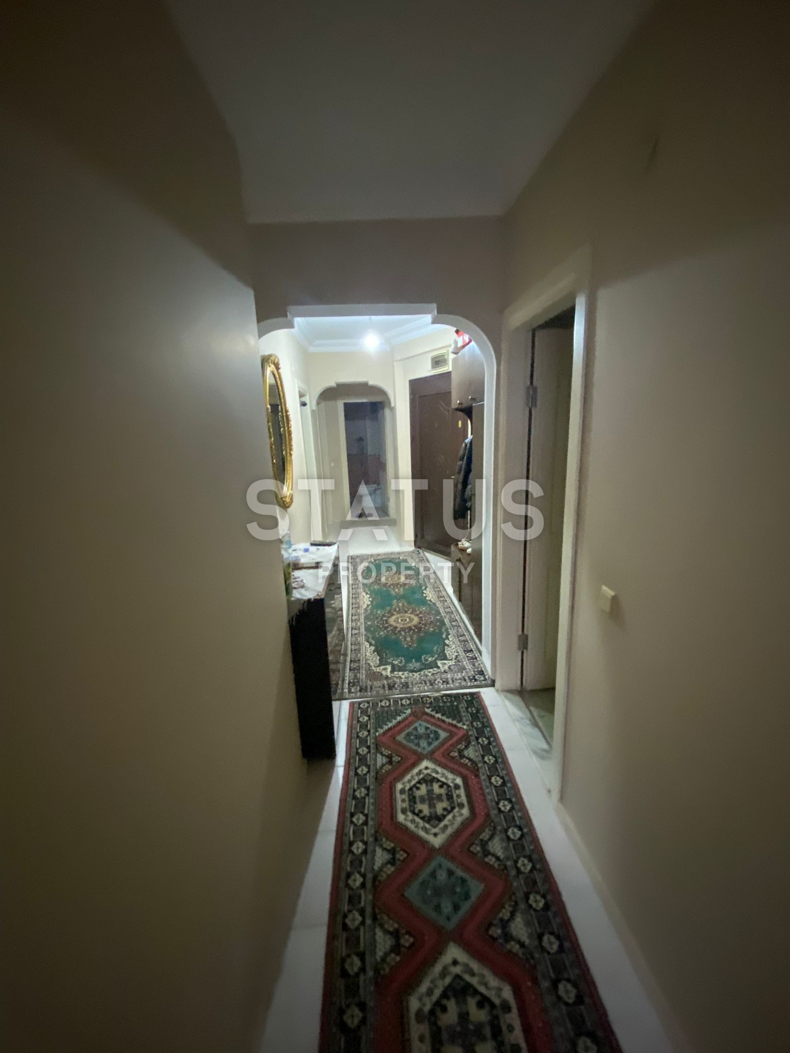 Three-room apartment in the open area of Tosmur with a favorable location 350m from the sea. 110m2 фото 12