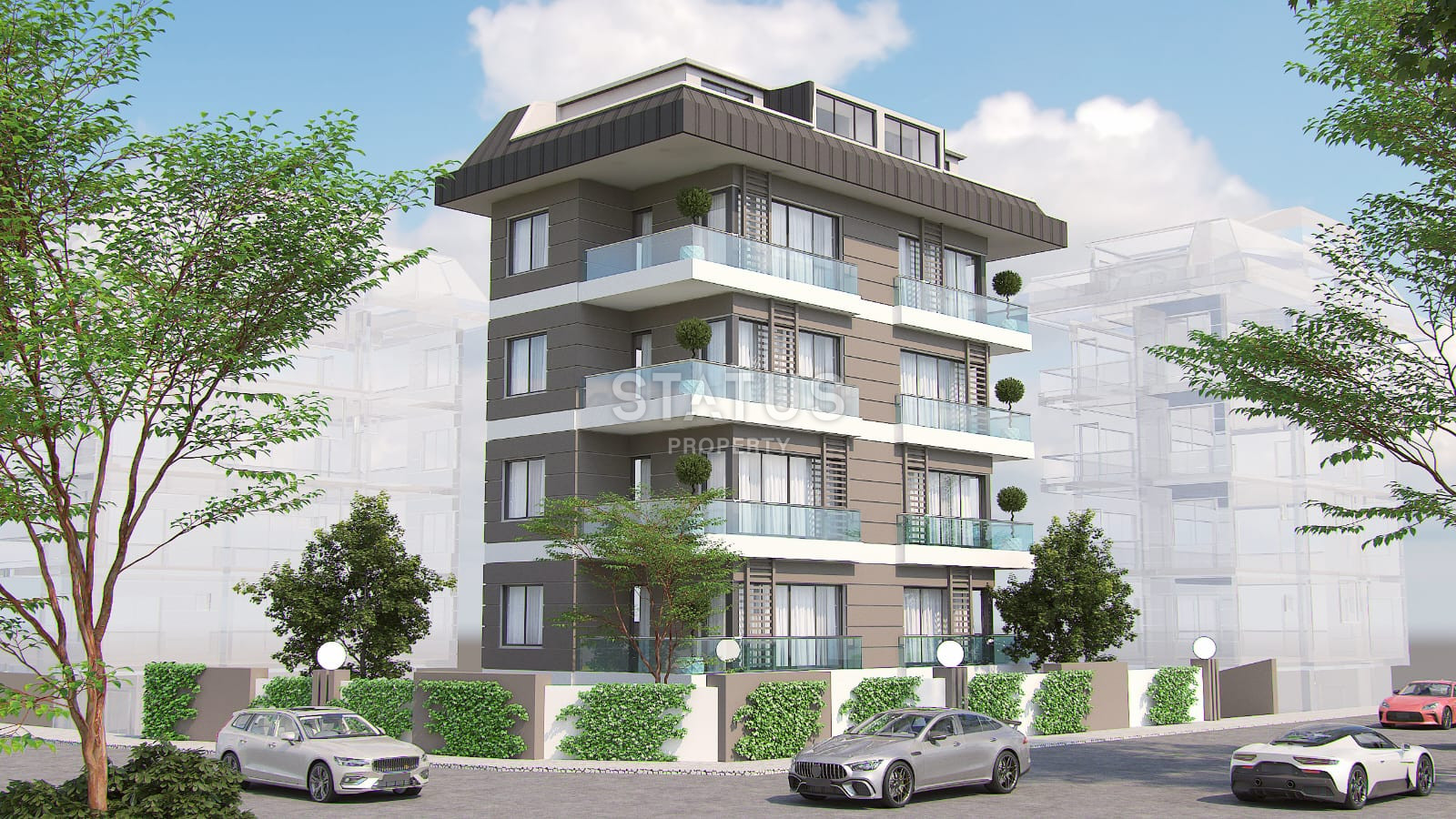 Три новых квартиры 1+1 в ЖК 2023 года постройки в 100м от моря. 50м2 фото 26