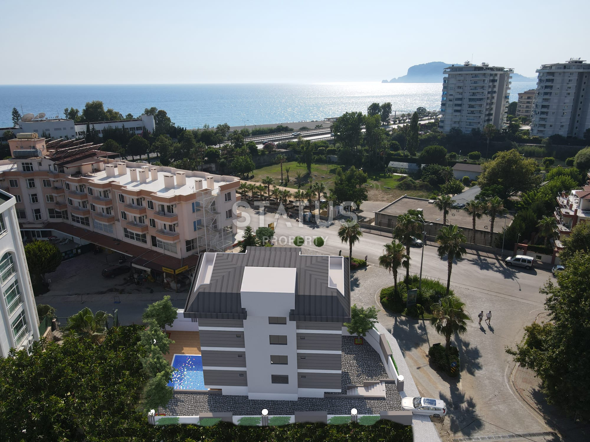 Три новых квартиры 1+1 в ЖК 2023 года постройки в 100м от моря. 50м2 фото 30