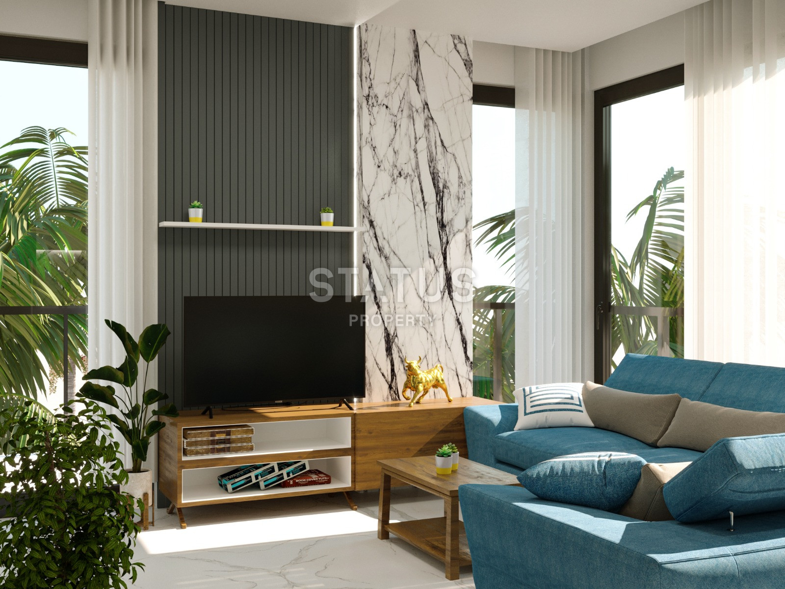 Новый пентхаус с видом на море в ЖК 2023 года постройки в 100м от моря. 95м2 фото 29