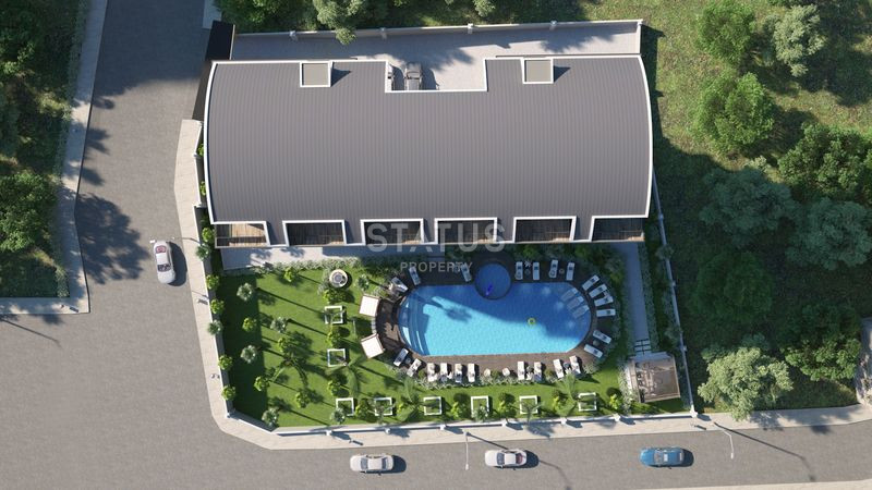 Достойный жилой комплекс с привлекательными ценами в 600м от моря в Авсалларе. 50м2 – 116м2 фото 7