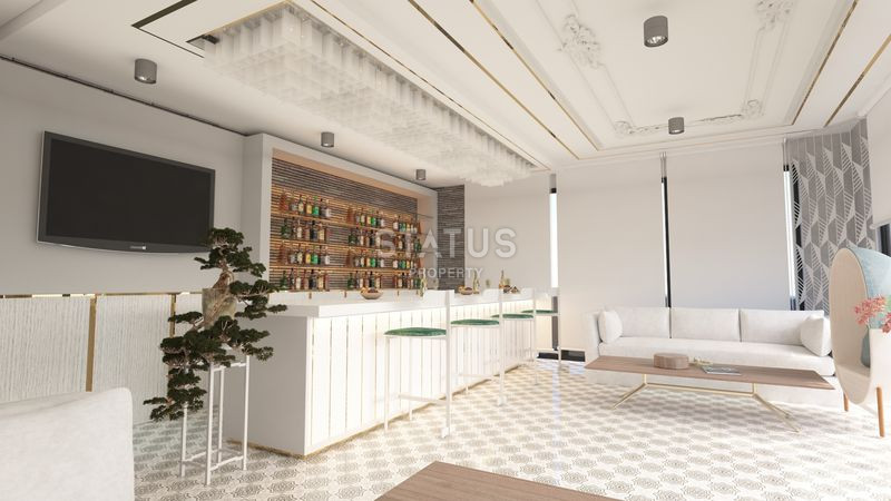 Достойный жилой комплекс с привлекательными ценами в 600м от моря в Авсалларе. 50м2 – 116м2 фото 18