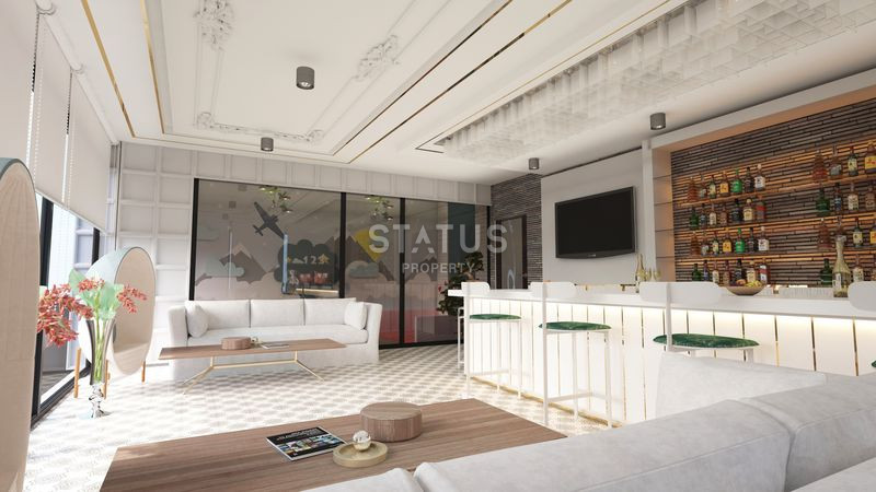 Достойный жилой комплекс с привлекательными ценами в 600м от моря в Авсалларе. 50м2 – 116м2 фото 22