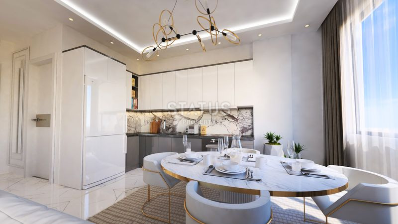 Достойный жилой комплекс с привлекательными ценами в 600м от моря в Авсалларе. 50м2 – 116м2 фото 23