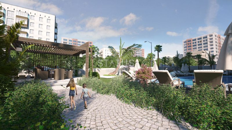 Достойный жилой комплекс с привлекательными ценами в 600м от моря в Авсалларе. 50м2 – 116м2 фото 27