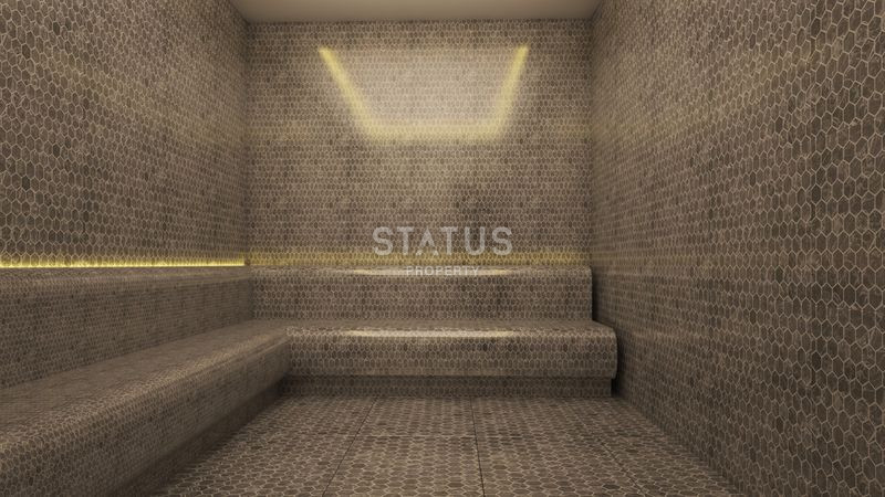 Достойный жилой комплекс с привлекательными ценами в 600м от моря в Авсалларе. 50м2 – 116м2 фото 30