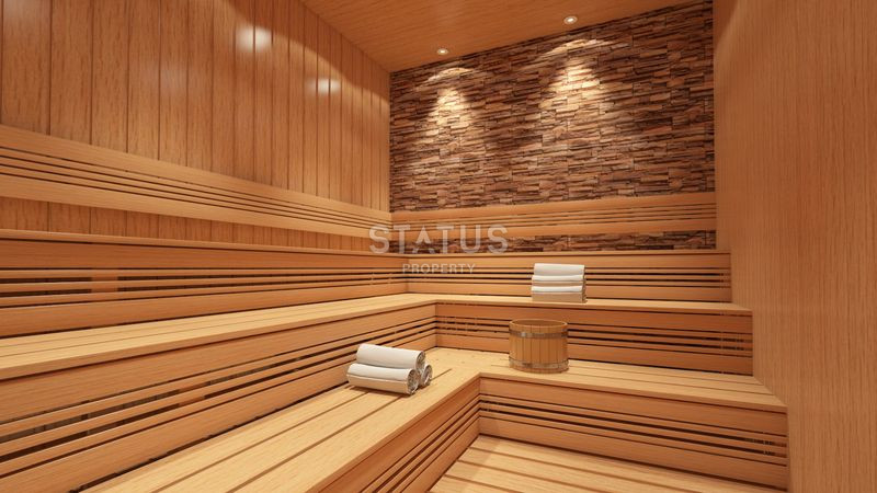 Достойный жилой комплекс с привлекательными ценами в 600м от моря в Авсалларе. 50м2 – 116м2 фото 31