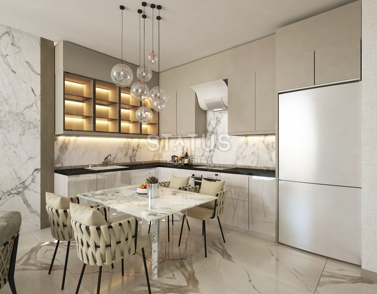 Only 7 apartments!!! Shared construction project with a favorable location in the center of Alanya, 300m from the sea. 50m2 фото 8