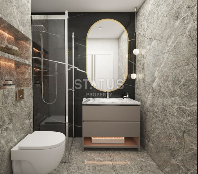 Only 7 apartments!!! Shared construction project with a favorable location in the center of Alanya, 300m from the sea. 50m2 фото 10