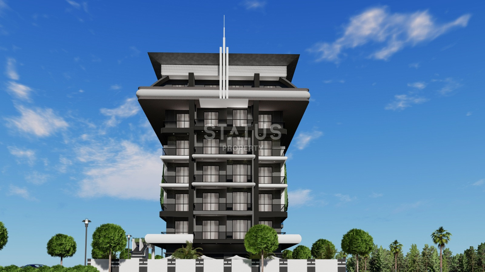 Шикарные квартиры с видом на горы и город в ЖК с отельной инфраструктурой в популярном районе Махмутлар. 50м2 – 118м2 фото 4