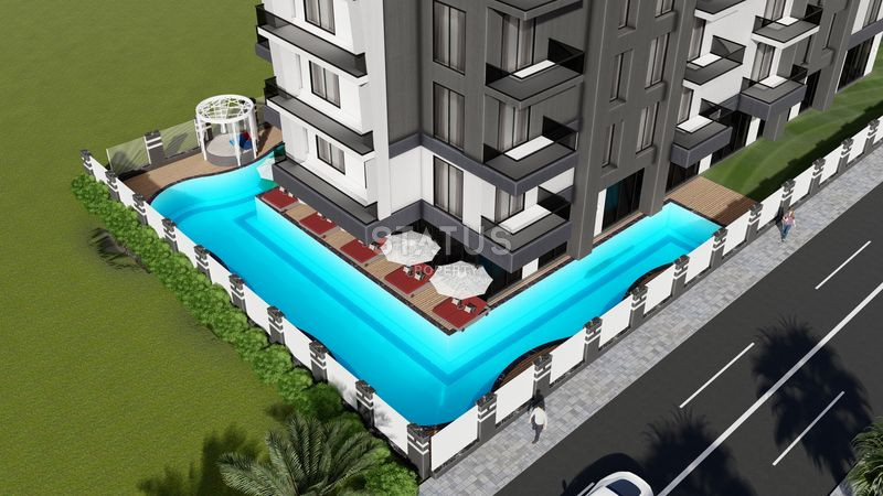 Шикарные квартиры с видом на горы и город в ЖК с отельной инфраструктурой в популярном районе Махмутлар. 50м2 – 118м2 фото 8