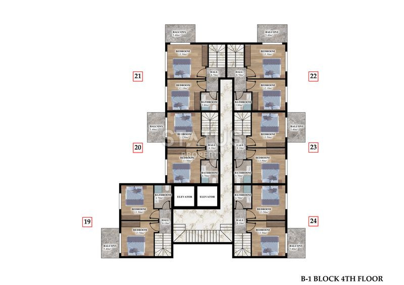 Уникальный комплекс в перспективном районе Паялларе, 55-100 м2 фото 13