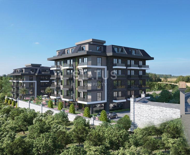 Отличные цены, трансфер до моря, премиальный жилой комплекс в открытом районе Конаклы, 50м2 – 100м2 фото 3