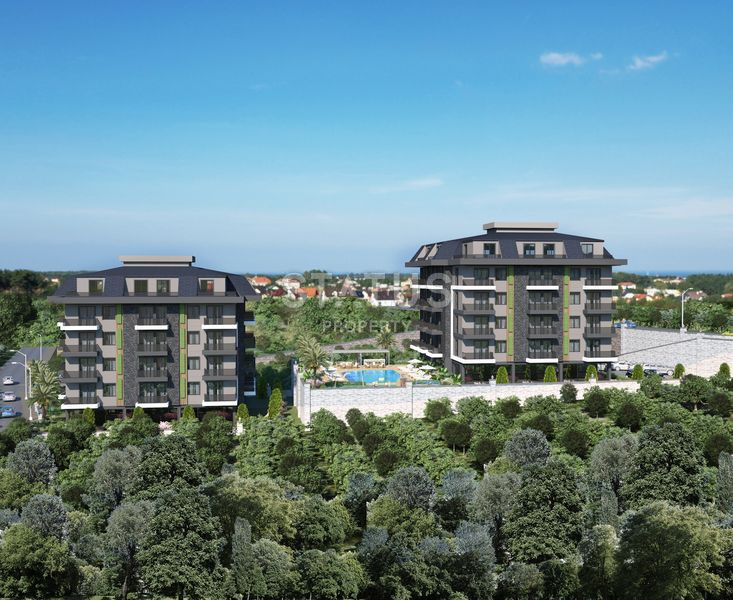 Отличные цены, трансфер до моря, премиальный жилой комплекс в открытом районе Конаклы, 50м2 – 100м2 фото 5