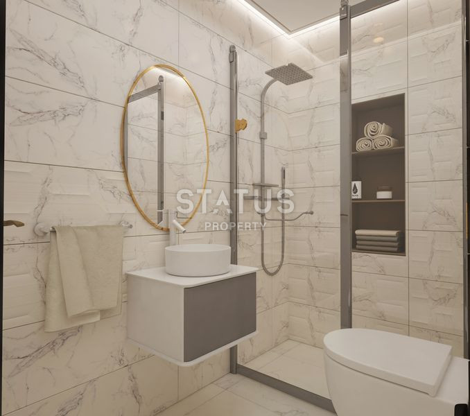 Отличные цены, трансфер до моря, премиальный жилой комплекс в открытом районе Конаклы, 50м2 – 100м2 фото 12