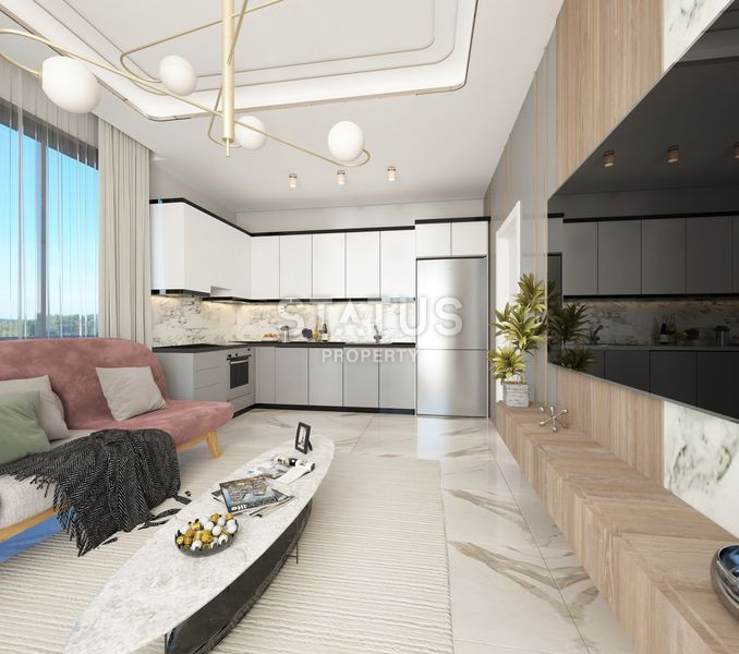 Отличные цены, трансфер до моря, премиальный жилой комплекс в открытом районе Конаклы, 50м2 – 100м2 фото 15