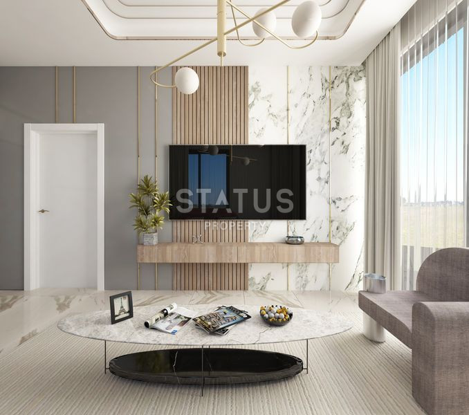 Отличные цены, трансфер до моря, премиальный жилой комплекс в открытом районе Конаклы, 50м2 – 100м2 фото 16