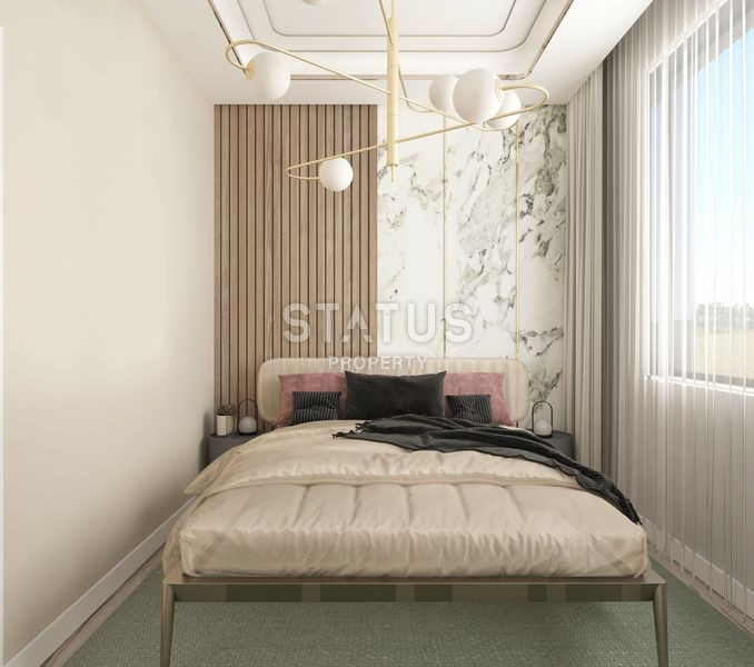 Отличные цены, трансфер до моря, премиальный жилой комплекс в открытом районе Конаклы, 50м2 – 100м2 фото 18