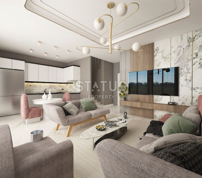 Отличные цены, трансфер до моря, премиальный жилой комплекс в открытом районе Конаклы, 50м2 – 100м2 фото 20