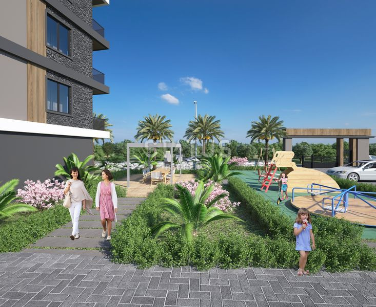 Отличные цены, трансфер до моря, премиальный жилой комплекс в открытом районе Конаклы, 50м2 – 100м2 фото 25