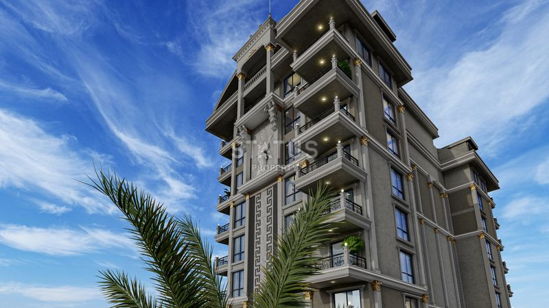Новый премиальный проект в центре Аланьи, пляж Клеопатра. 62м2 – 120м2 фото 2