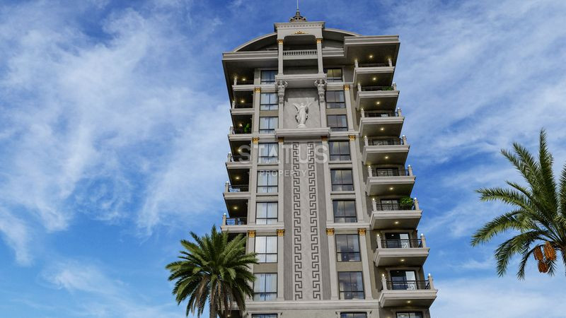 Новый премиальный проект в центре Аланьи, пляж Клеопатра. 62м2 – 120м2 фото 3