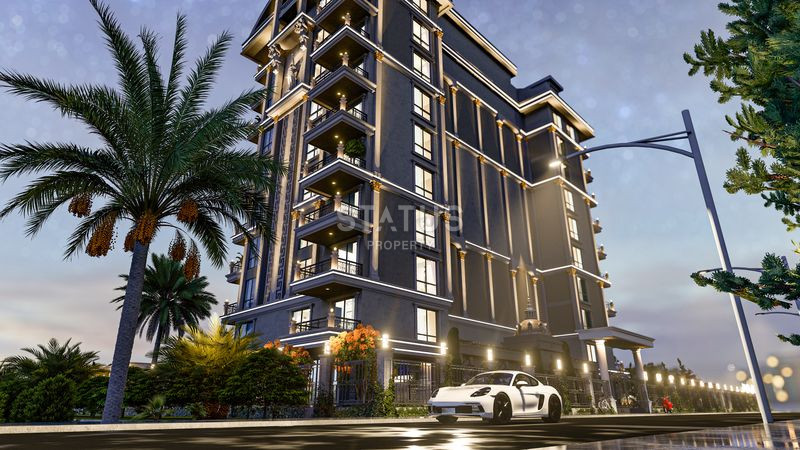 Новый премиальный проект в центре Аланьи, пляж Клеопатра. 62м2 – 120м2 фото 5