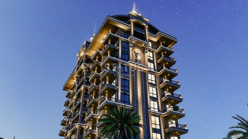 Новый премиальный проект в центре Аланьи, пляж Клеопатра. 62м2 – 120м2 фото 7