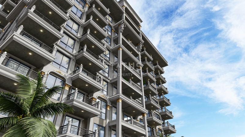 Новый премиальный проект в центре Аланьи, пляж Клеопатра. 62м2 – 120м2 фото 11