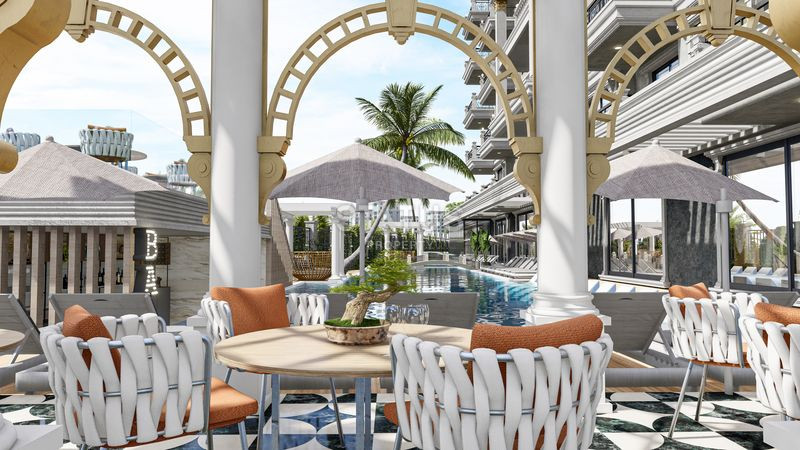 Новый премиальный проект в центре Аланьи, пляж Клеопатра. 62м2 – 120м2 фото 14