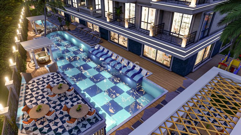 Новый премиальный проект в центре Аланьи, пляж Клеопатра. 62м2 – 120м2 фото 25