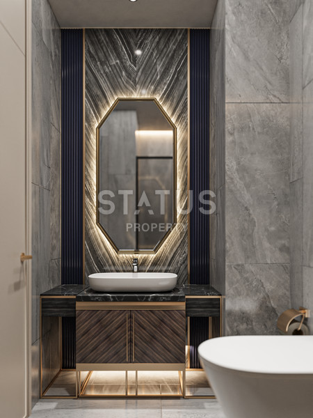 Новый премиальный проект в центре Аланьи, пляж Клеопатра. 62м2 – 120м2 фото 28