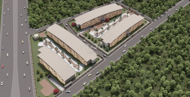 Luxurious residential apartments with excellent location and own infrastructure in Kundu Antalya. 60m2 - 117m2 фото 13