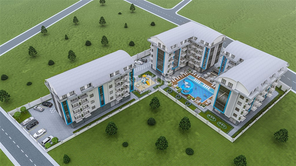 The latest one-bedroom apartments in a residential complex with infrastructure in the Oba area. 47.5 m2 фото 6
