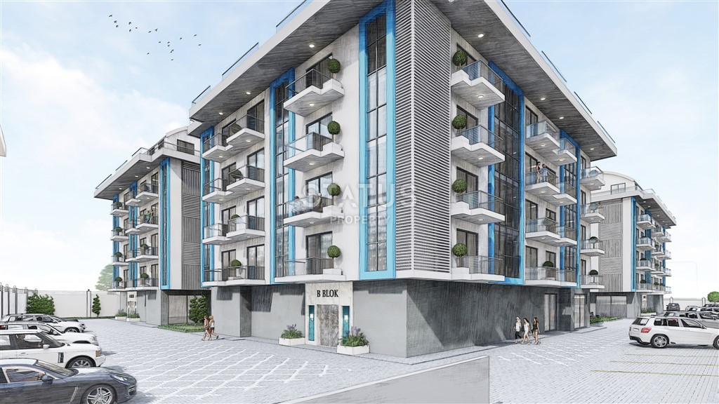 The latest one-bedroom apartments in a residential complex with infrastructure in the Oba area. 47.5 m2 фото 8