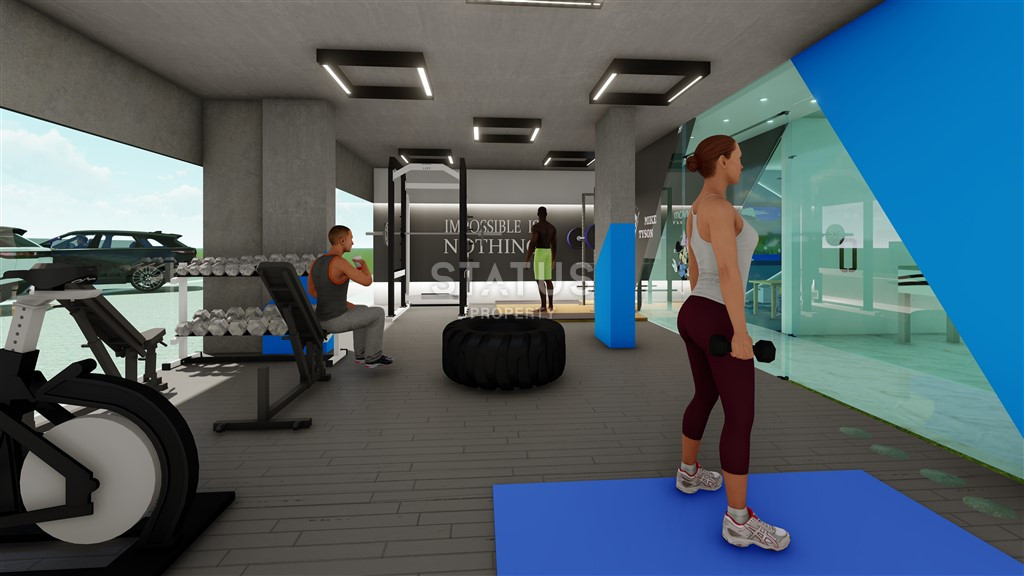 The latest one-bedroom apartments in a residential complex with infrastructure in the Oba area. 47.5 m2 фото 17