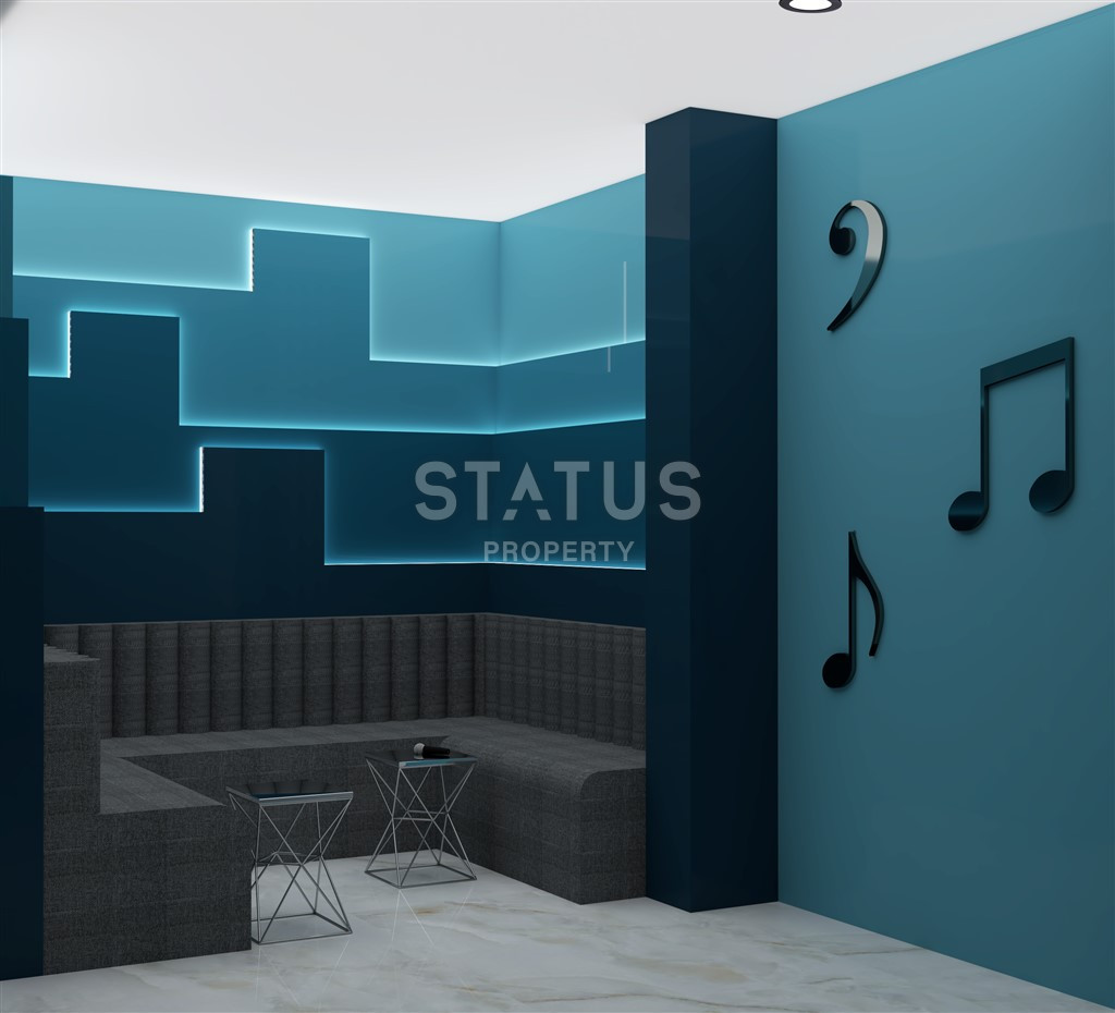 The latest one-bedroom apartments in a residential complex with infrastructure in the Oba area. 47.5 m2 фото 37