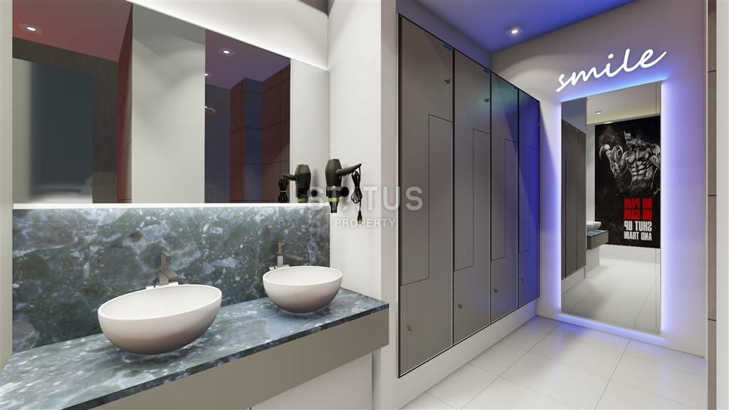 The latest one-bedroom apartments in a residential complex with infrastructure in the Oba area. 47.5 m2 фото 47