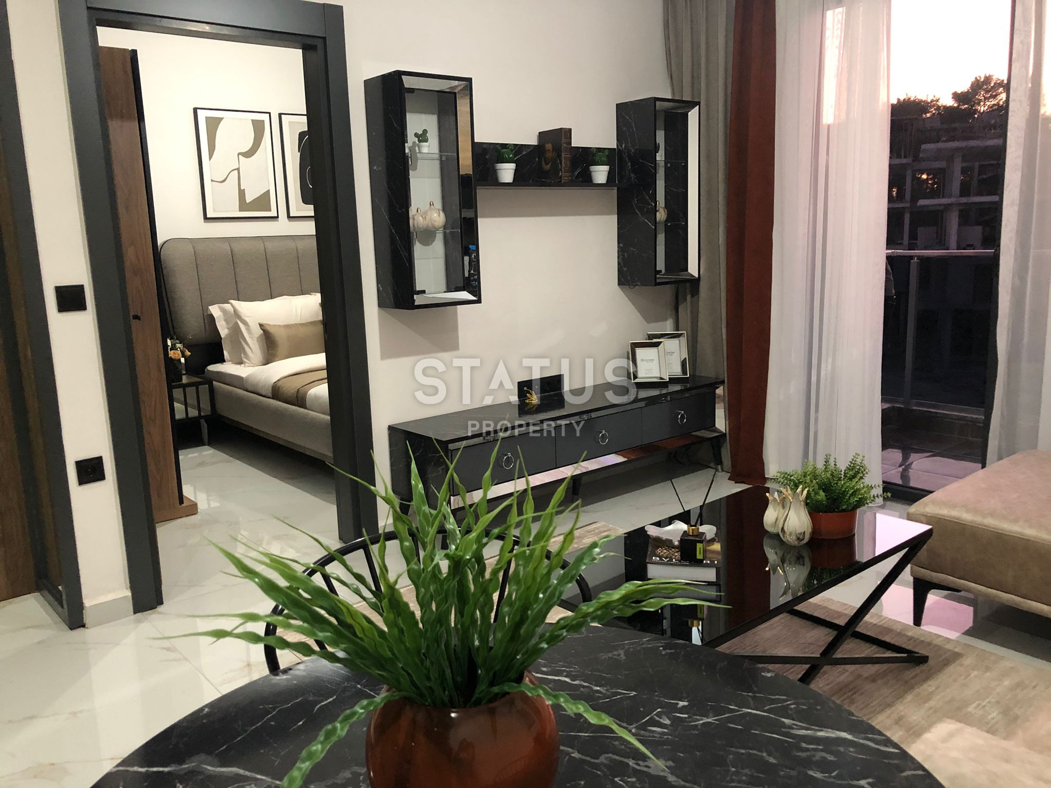 The latest one-bedroom apartments in a residential complex with infrastructure in the Oba area. 47.5 m2 фото 62