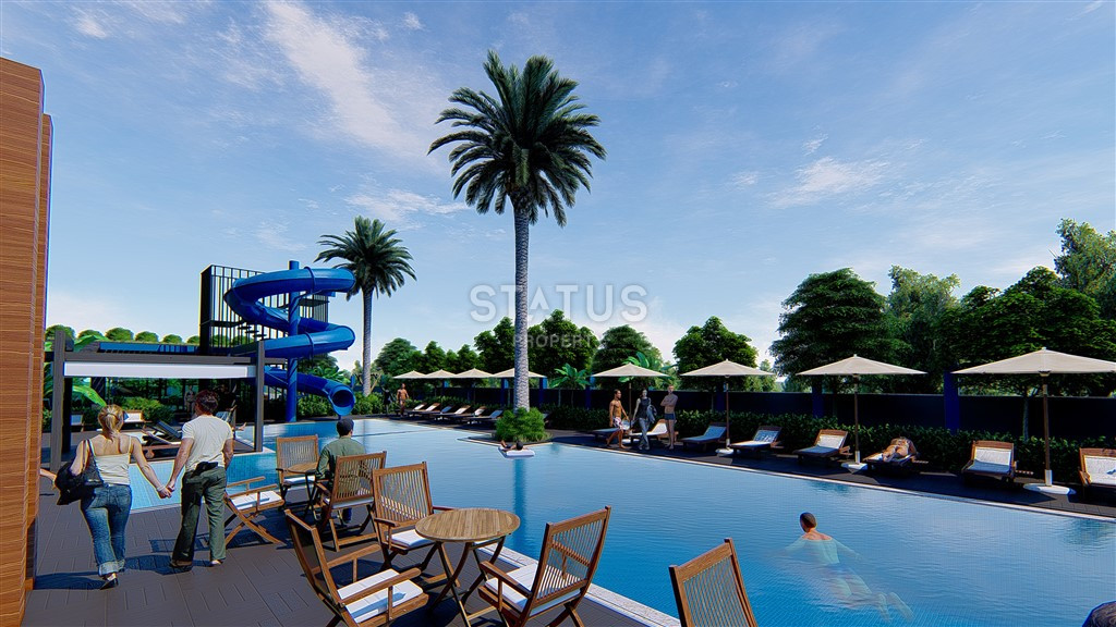 Новые двухкомнатные квартиры в новом ЖК с отельной инфраструктурой в спокойной части Махмутрала. 51м2 фото 28