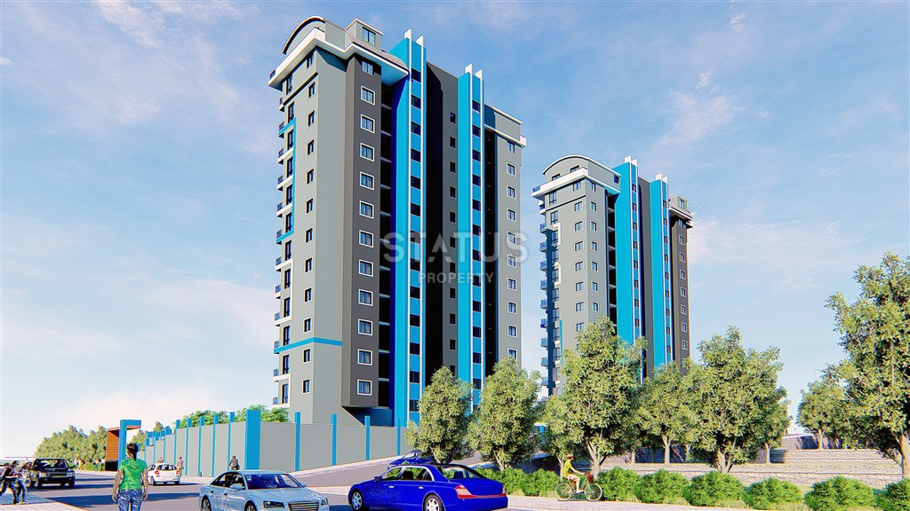 Новые двухкомнатные квартиры в новом ЖК с отельной инфраструктурой в спокойной части Махмутрала. 51м2 фото 32