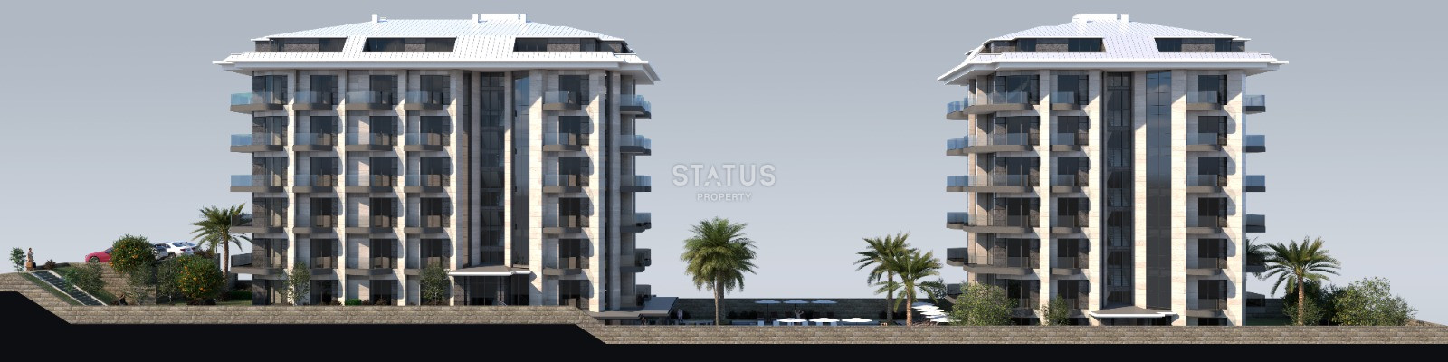 Новый проект в первой береговой линии в самом востребованном районе Аланьи. 61м2 -149,8м2 фото 4