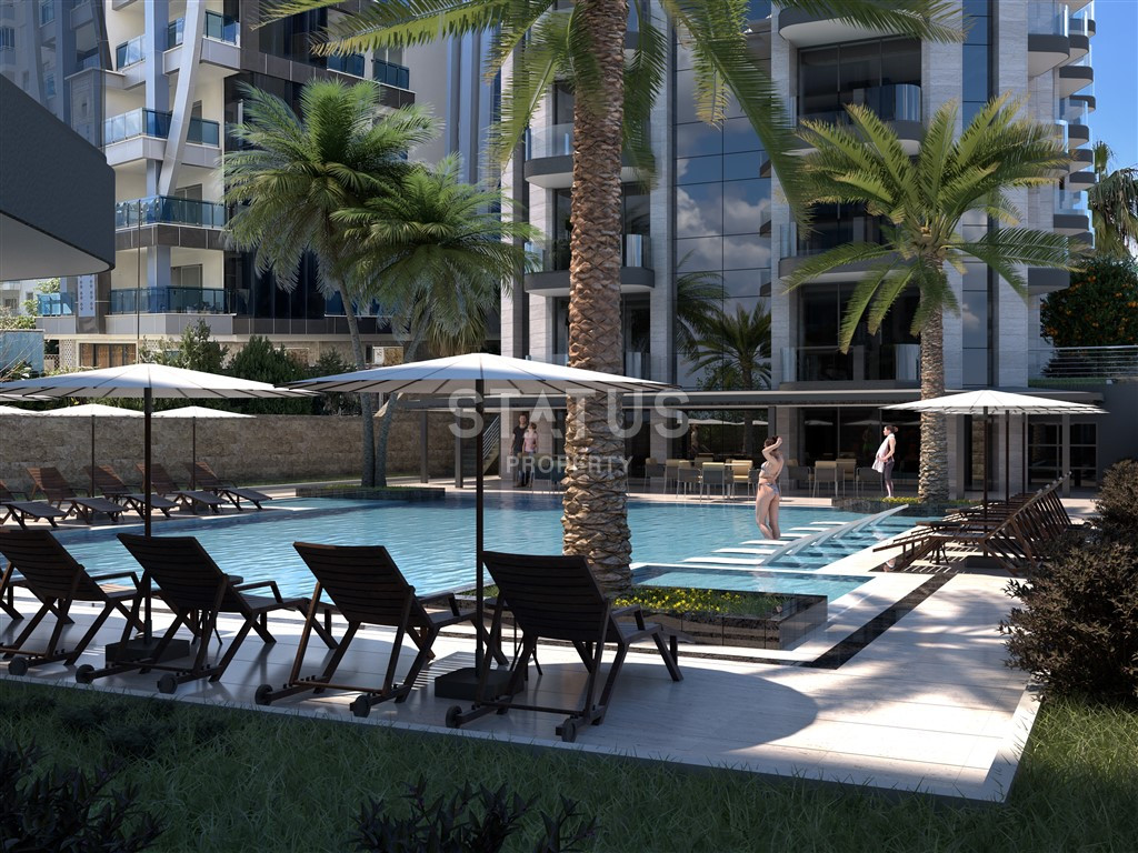 Новый проект в первой береговой линии в самом востребованном районе Аланьи. 61м2 -149,8м2 фото 7