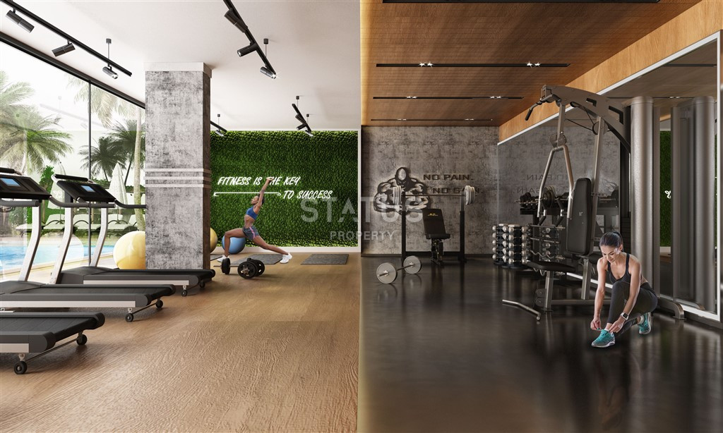 Новые двухкомнатные квартиры в новом комплексе с инфраструктурой в районе Авсаллар. 50м2 фото 15