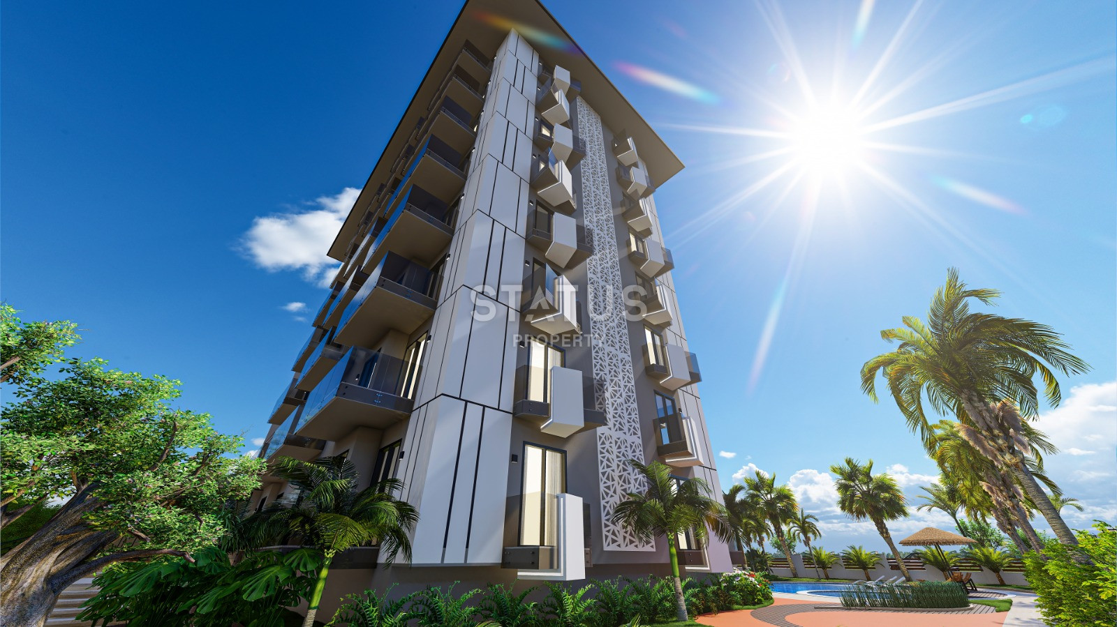 Трехкомнатная квартира у моря в строящейся резиденции, в центре Аланьи, 74 м2 фото 3