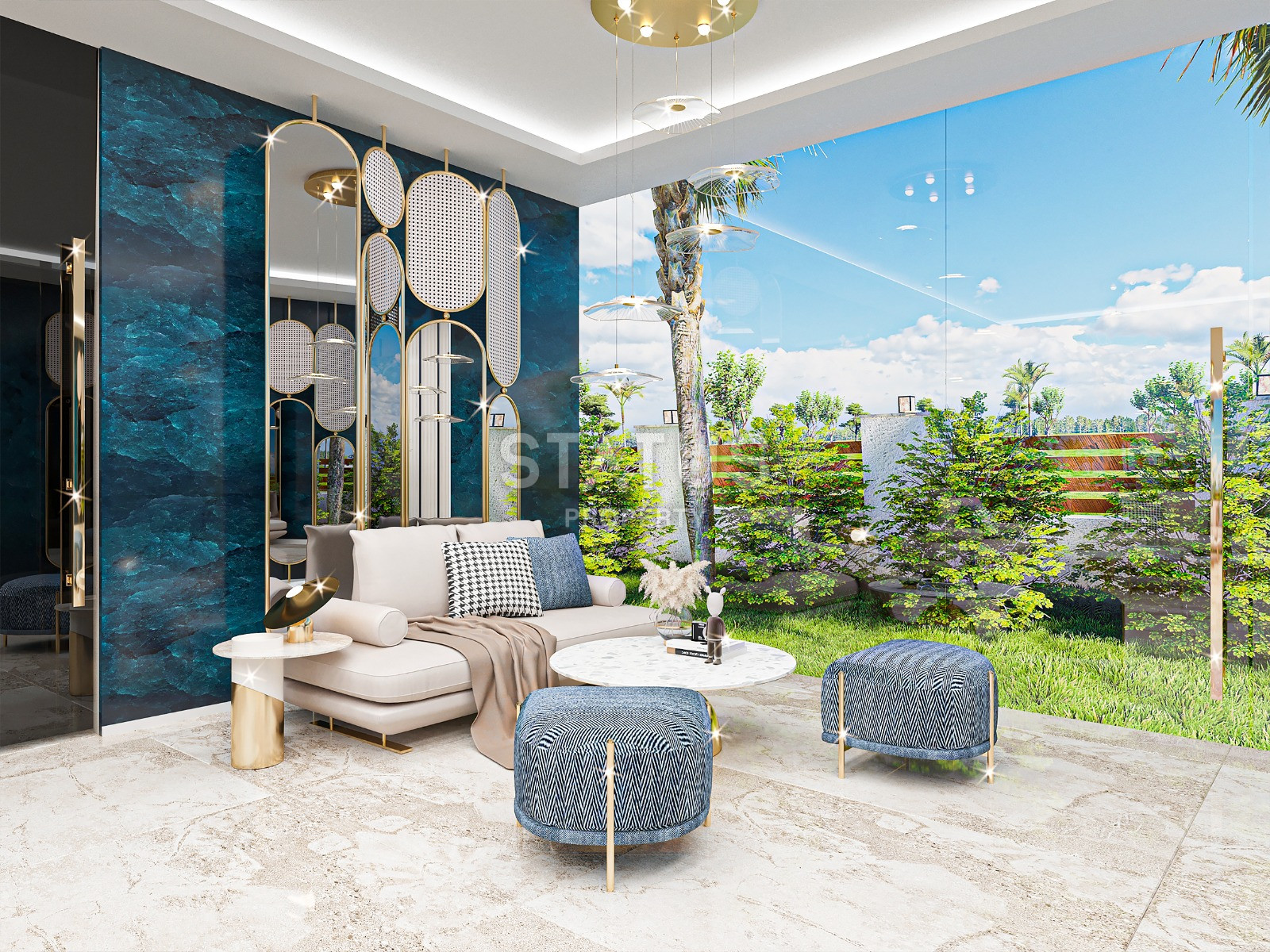 Трехкомнатная квартира у моря в строящейся резиденции, в центре Аланьи, 74 м2 фото 7