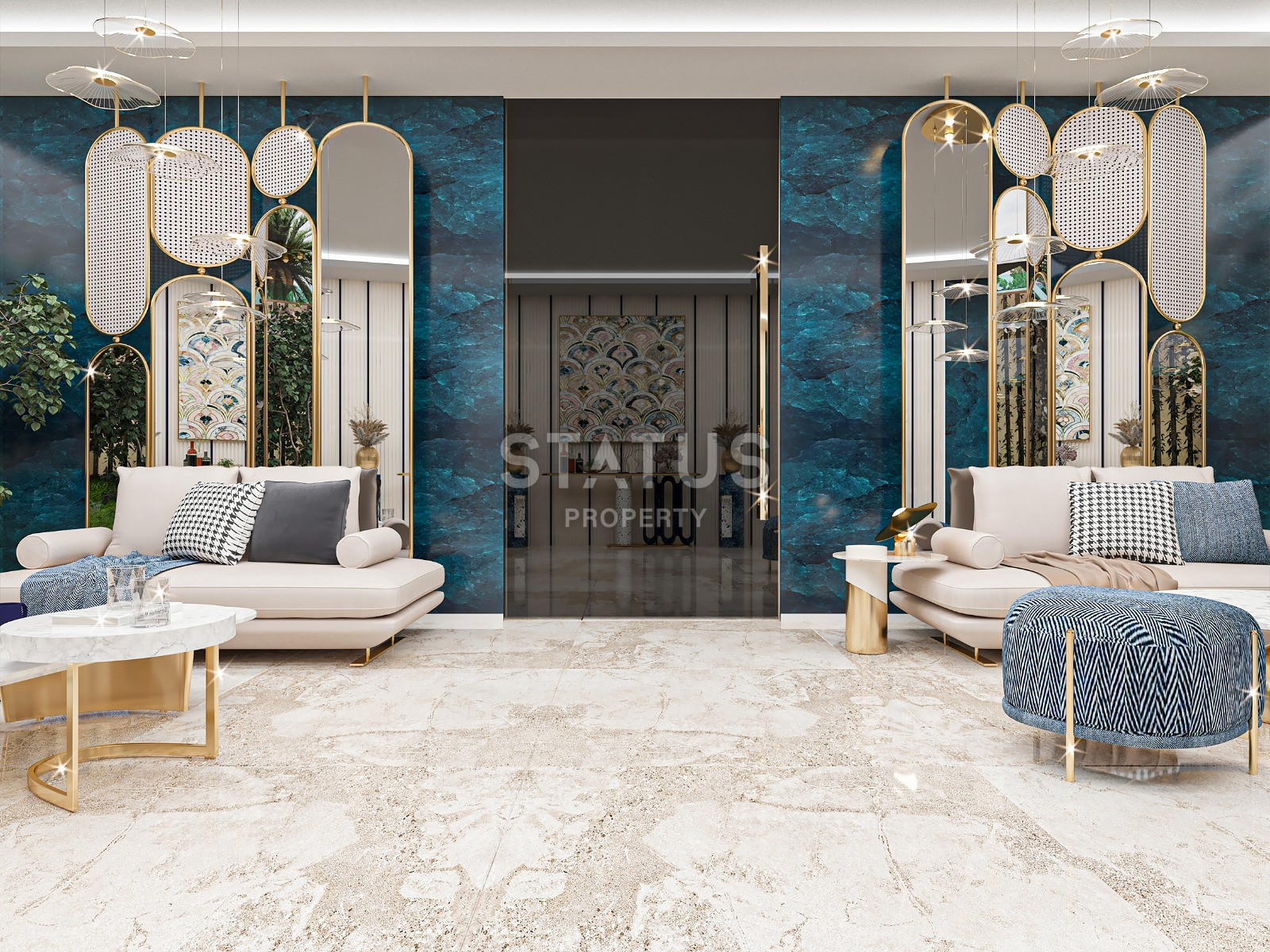 Трехкомнатная квартира у моря в строящейся резиденции, в центре Аланьи, 74 м2 фото 8