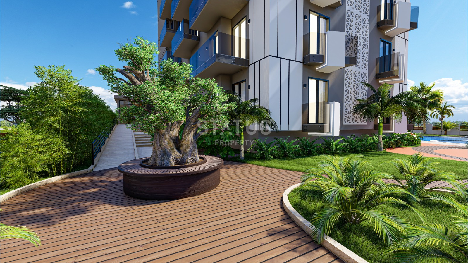 Трехкомнатная квартира у моря в строящейся резиденции, в центре Аланьи, 74 м2 фото 20