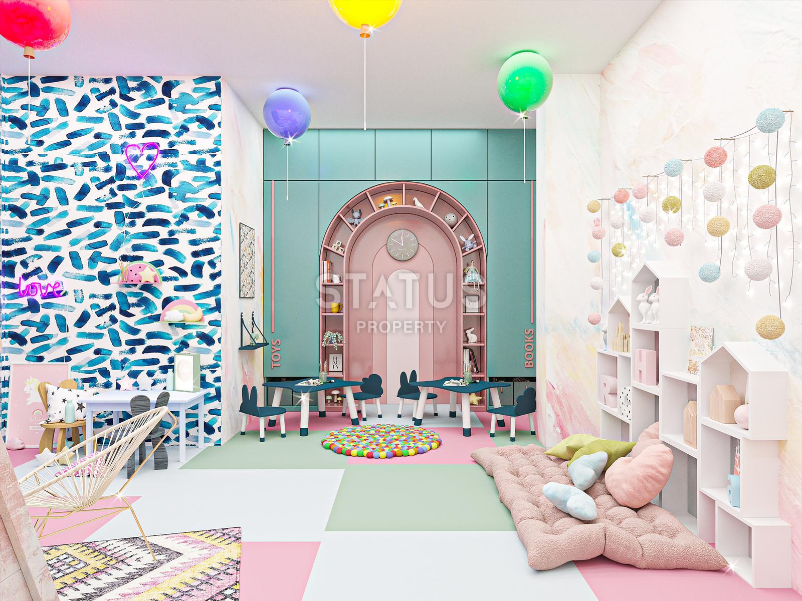 Трехкомнатная квартира у моря в строящейся резиденции, в центре Аланьи, 74 м2 фото 28